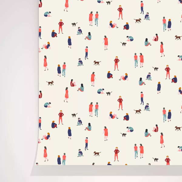 Papier peint promenade - Season Paper