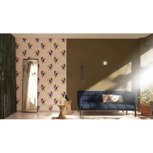 Papier peint dessin perroquet - Season Paper