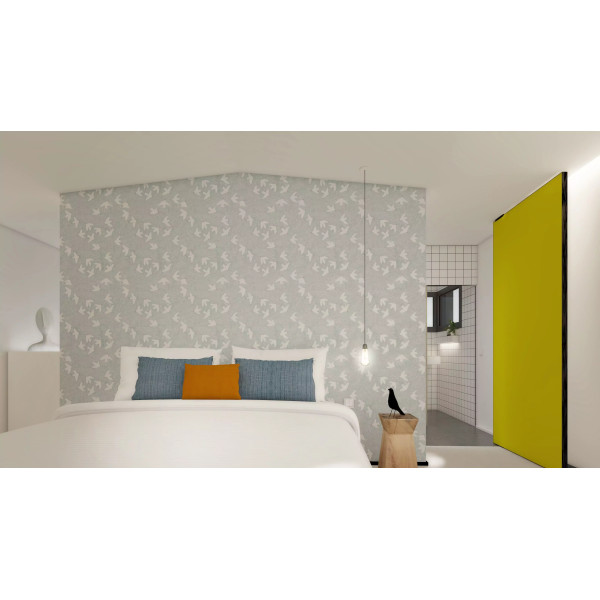 Papier peint ciel et oiseau - Season Paper