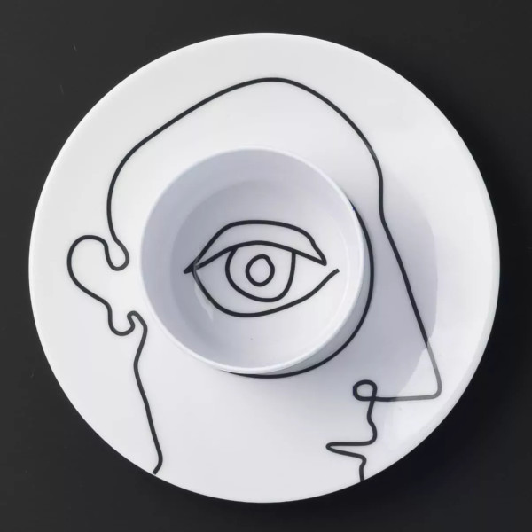 Duo de tasses et soucoupes en porcelaine original Opinion - Extranorm