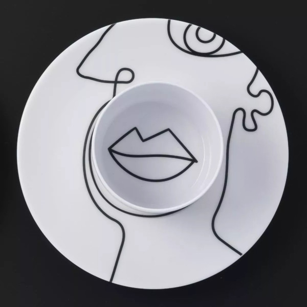 Duo de tasses et soucoupes en porcelaine original Opinion - Extranorm