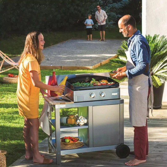 Plancha à gaz 2 bruleurs Signature Allure Duo - Le Marquier