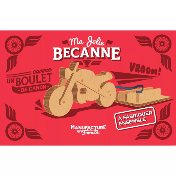 Moto en bois à fabriquer - Manufacture en Famille