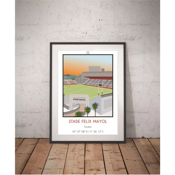 Affiche du stade Félix Mayol - Chistera