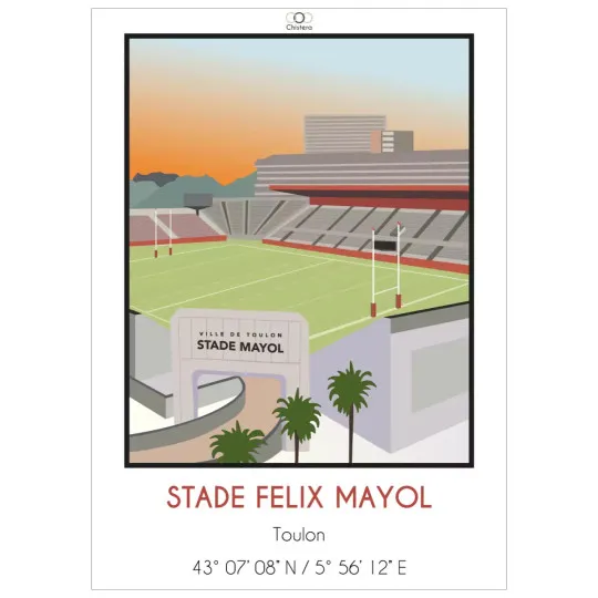 Affiche du stade Félix Mayol - Chistera