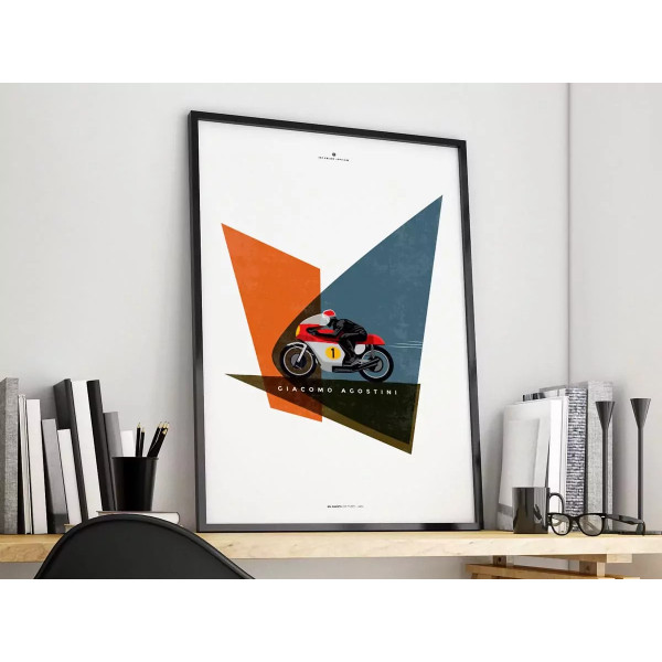 Affiche hommage Agostini - En Double File