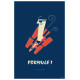 Affiche Hommage Formule 1 - En Double File