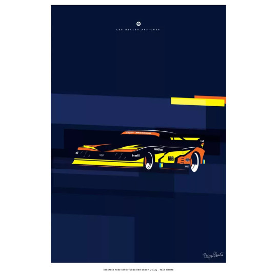 Affiche Ford Capri Groupe 5