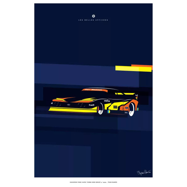 Affiche Ford Capri Groupe 5
