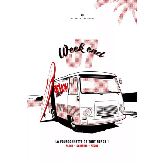 Affiche de la Peugeot J7 - En Double File