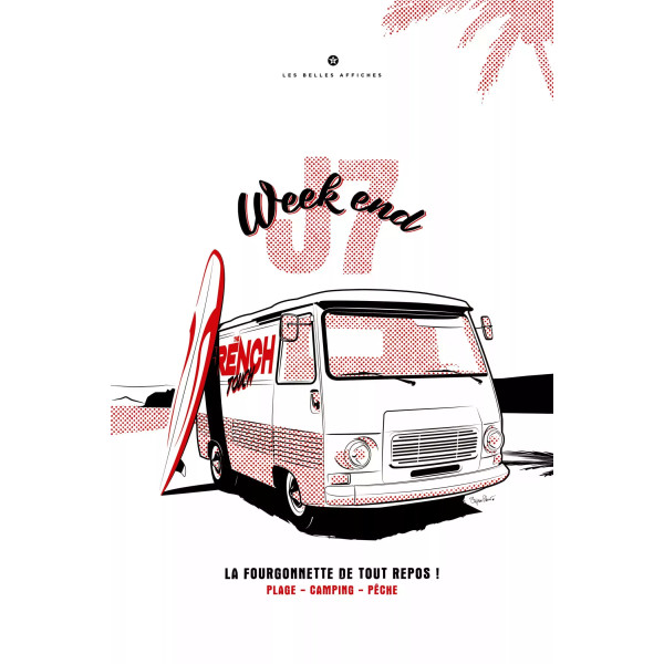 Affiche de la Peugeot J7 - En Double File