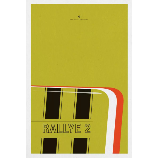 Affiche Simca Rallye 2