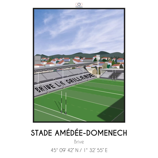 Affiche du stade stade Amédée-Domenech de Brive - Chistera