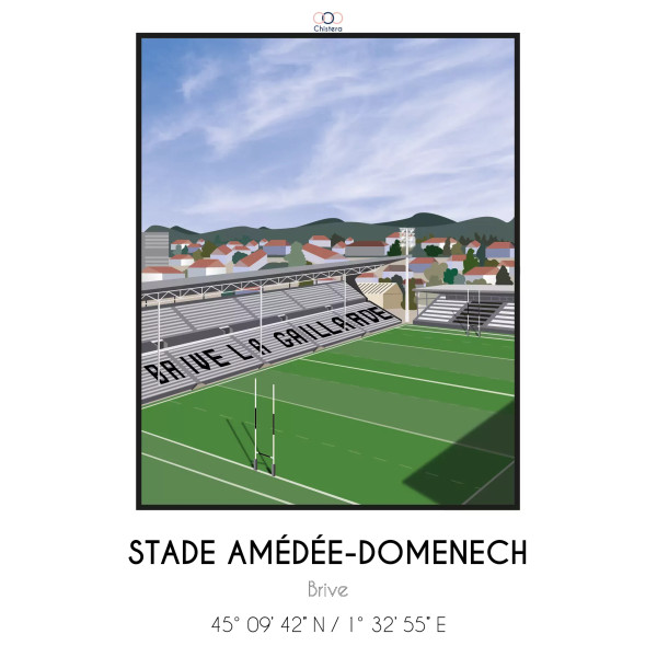 Affiche du stade stade Amédée-Domenech de Brive - Chistera