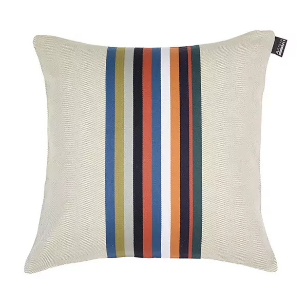 Coussin basque en coton Mauleon Canard - Artiga