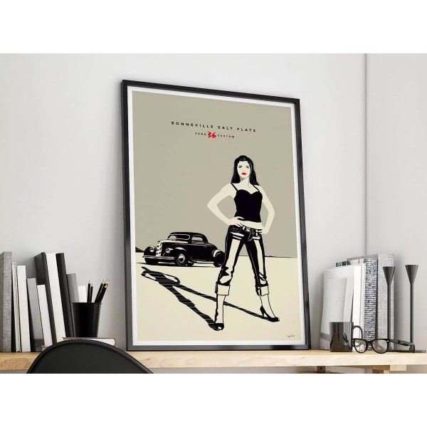 Affiche de la Ford 36 Custom - En Double File