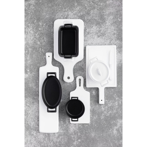 Plat à gratin en céramique noire Belle Cuisine - Revol