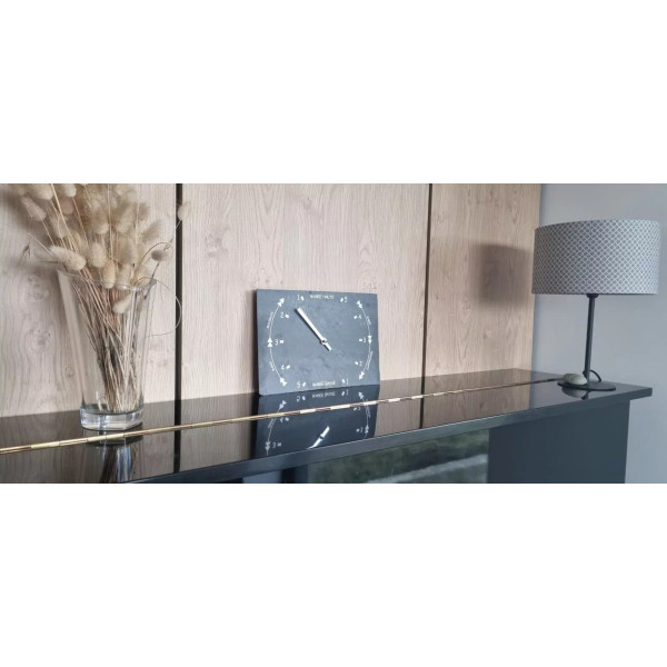 Horloge des marées en ardoise