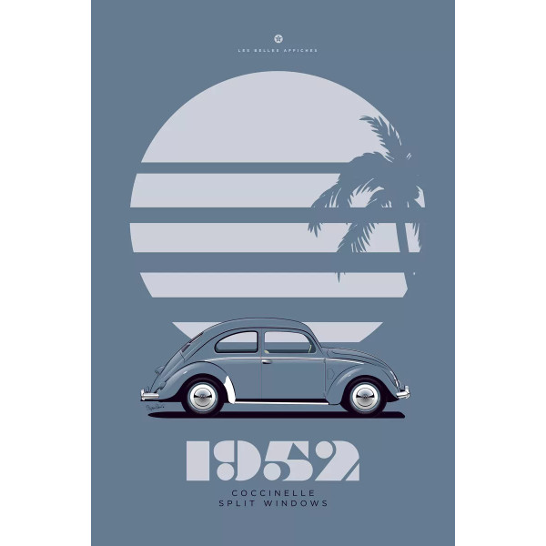 Affiche de la Austin Mini - En Double File