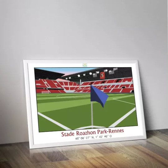 Affiche PANENKA du stade de la route de Lorient du Stade Rennais FC 50x70cm - 2 modèles