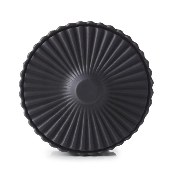 Sucrier avec couvercle en céramique noire Pokoe - Revol