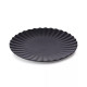 Assiette ronde à dessert en céramique noire Pokoe - Revol