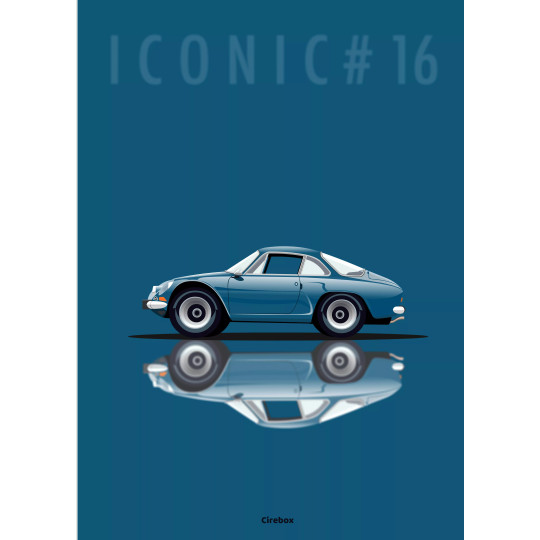 Affiche de la Renault Alpine A110 - Cirebox