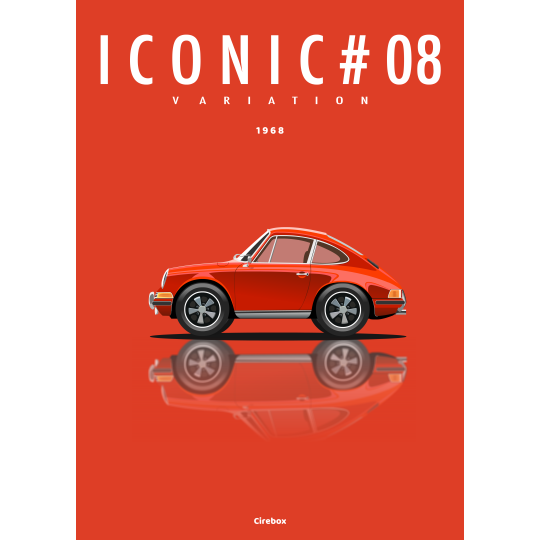 Affiche de la Porsche 911