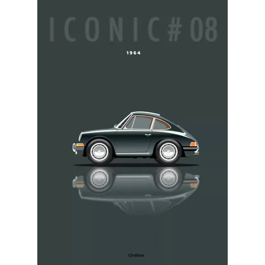 Affiche de la Porsche 911 - Cirebox