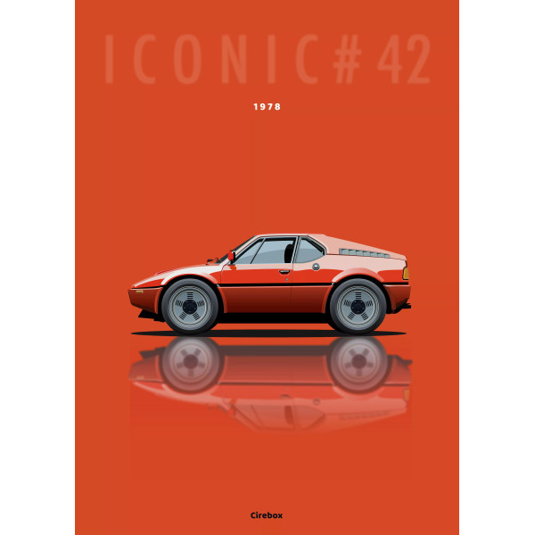 Affiche de la BMW M1 - Cirebox