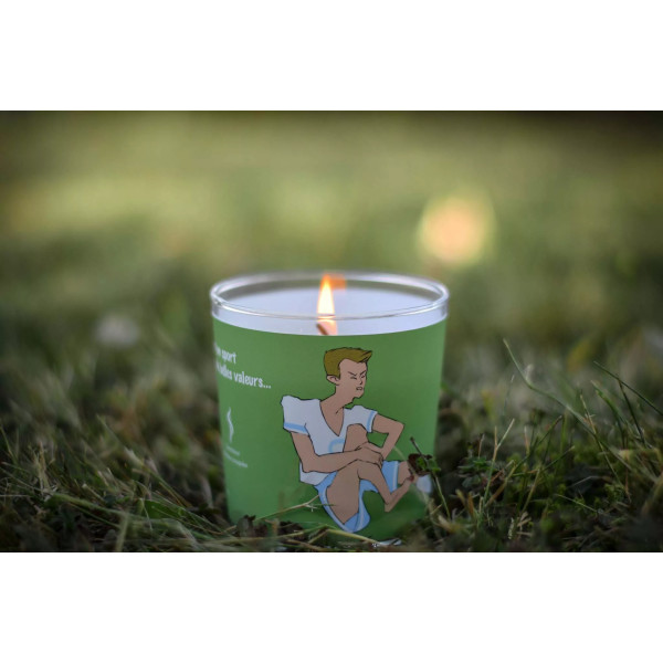 Bougie foot parfum Herbe folle - Woogy