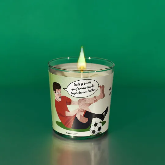 Bougie WOOGY La foot parfum Herbe folle 200g