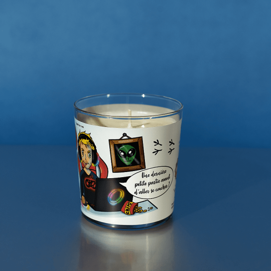 Bougie WOOGY La Geek parfum Aqua 200g