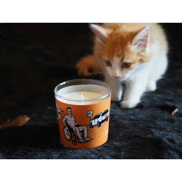 Bougie Handicap parfum Fleur d'oranger - Woogy