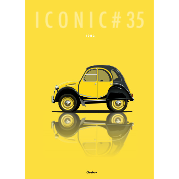 Affiche 100 % Made In France Citroën 2CV Charleston