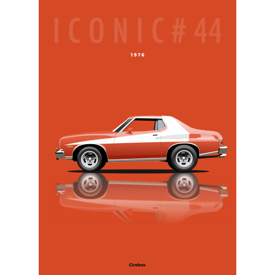 Affiche 100 % Made In France Ford Gran Torino