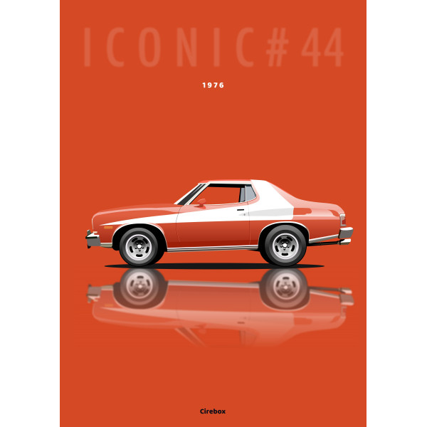 Affiche 100 % Made In France Ford Gran Torino