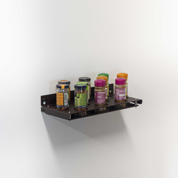 Étagère murale avec rangement pour pots et tasses - Naklis