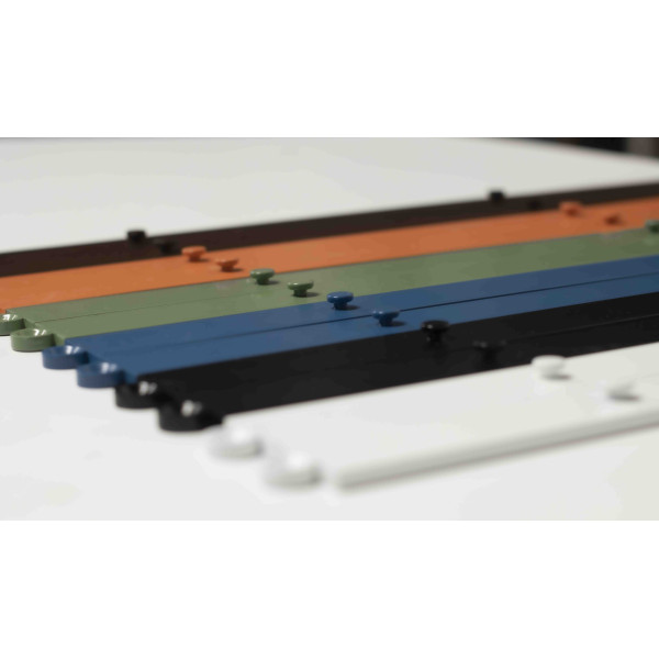 Rail NAKLIS HOME pour assemblage vertical d'étagères Mini R1 et R2 - 2 modèles 5 coloris