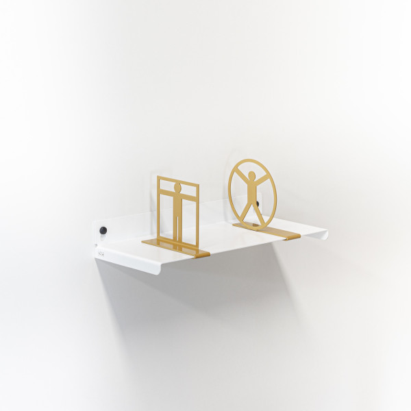 Serre-livres NAKLIS HOME Homme de Vitruve pour étagère - 2 coloris