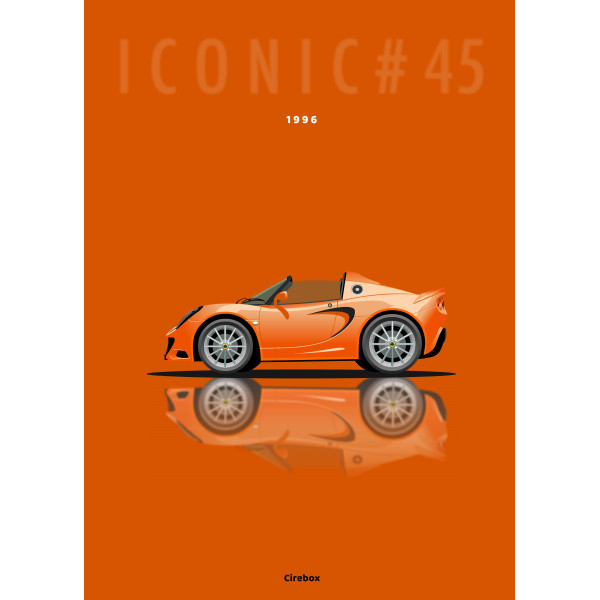 Affiche 100 % Made In France, Lotus Elise - 1996