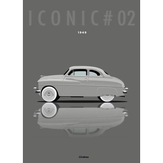 Affiche 100 % Made In France, Mercury 8 - 1949