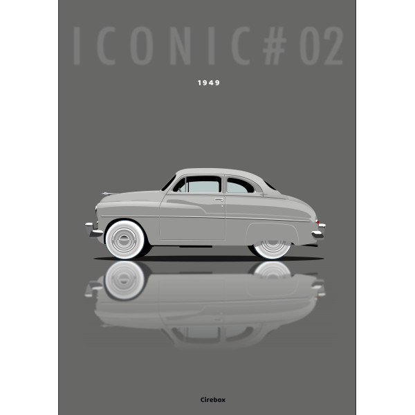 Affiche 100 % Made In France, Mercury 8 - 1949