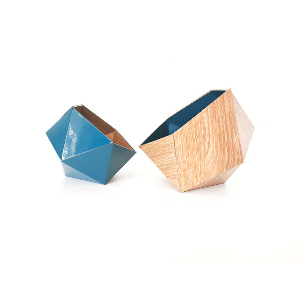 Lot de 2 boîtes LEEWALIA Origami - 7 coloris