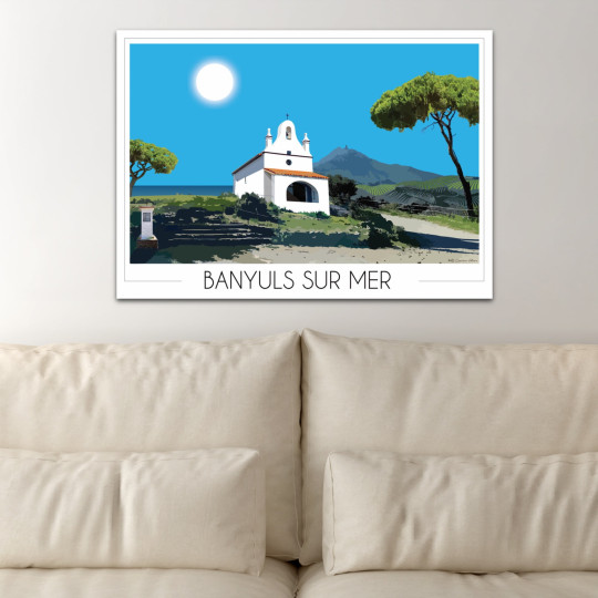 Affiche Banyuls-sur-mer bord - Foliove