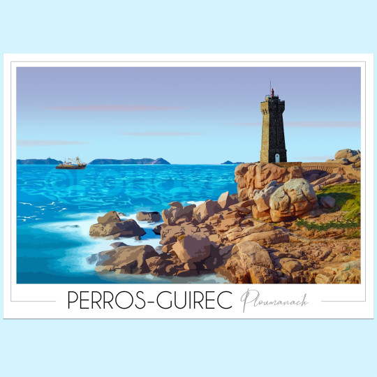 Affiche Perros Guirec - Foliove