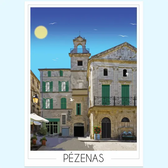 Affiche FOLIOVE Pezenas - 3 tailles