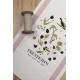 Torchon REINE MERE 100% coton thème Printemps 78x54cm
