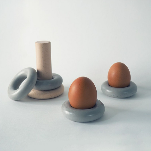 Coquetier design en béton - Gone's 100 % Made in France