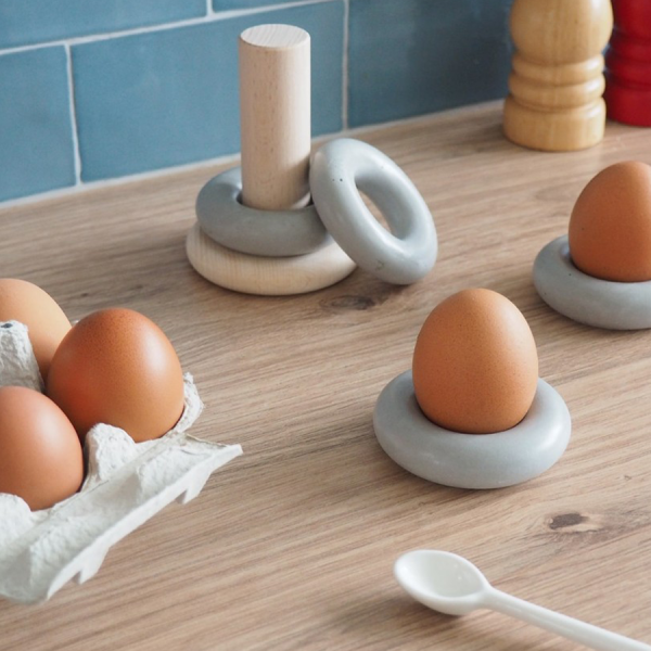 Coquetier design en béton - Gone's 100 % Made in France